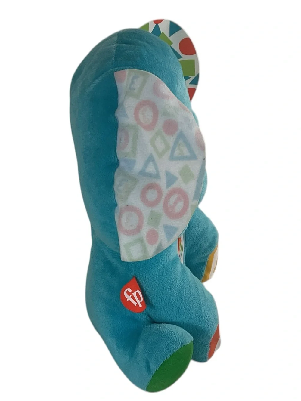Fisher-Price Lights & Learning Elephant Plush Interactive Musical Toy Lights Sou